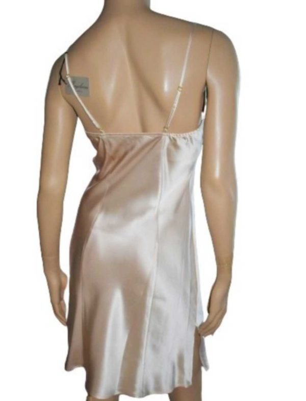 'Marjolaine' Combinette 100% soie, beige Sable, 'Soie Unie' - Image 2