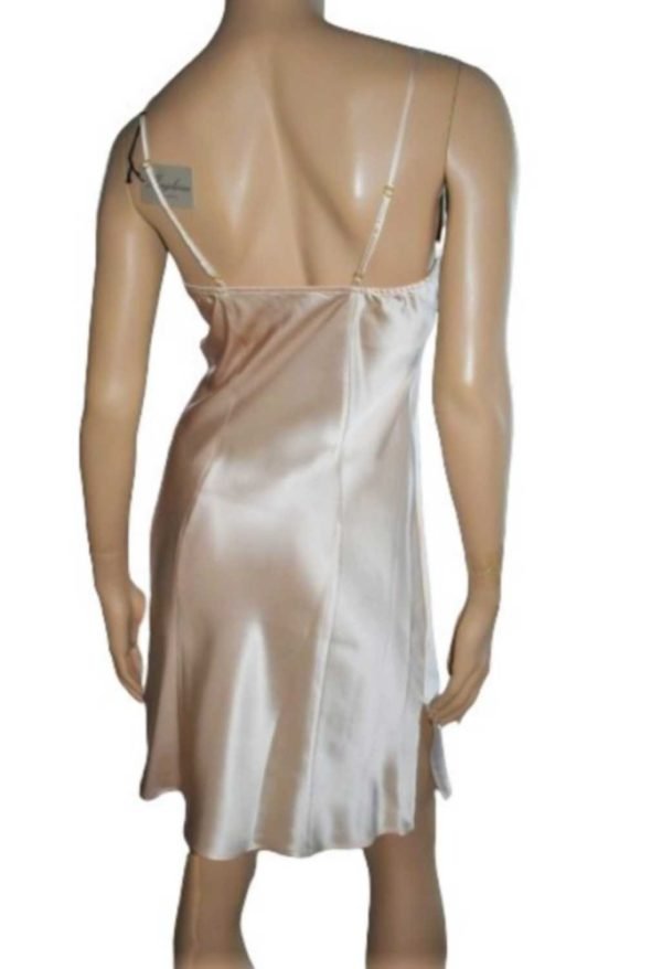 'Marjolaine' Combinette 100% soie, beige Sable, 'Soie Unie' - Image 7