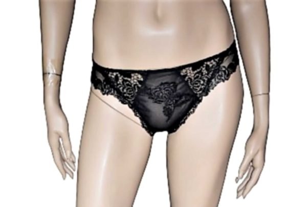 'Lise Charmel' String, polyester & dentelle, Noir, 'acc0068' - Image 4