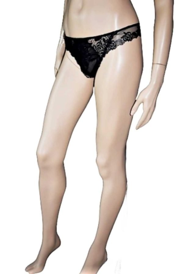 'Lise Charmel' String, polyester & dentelle, Noir, 'acc0068' - Image 5