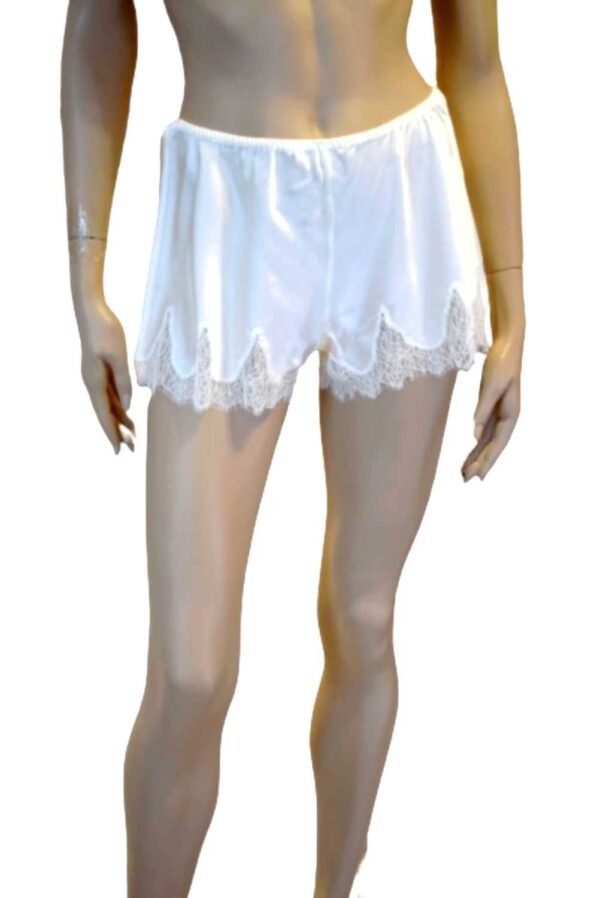 'Marjolaine' Culotte 100%  soie & dentelle, Naturel, 'Themis' – Image 5