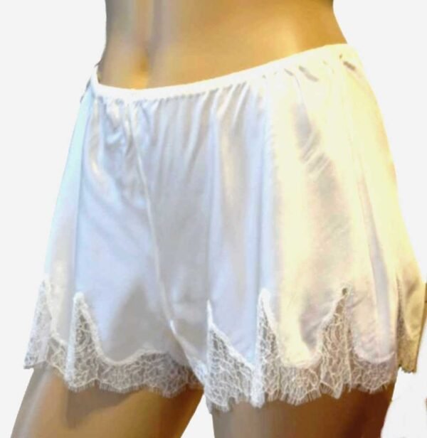 'Marjolaine' Culotte 100%  soie & dentelle, Naturel, 'Themis' – Image 3