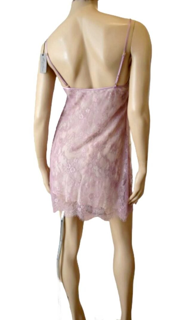 'Marjolaine' Combinette en soie, Vieux Rose, 'Insolente' - Image 6