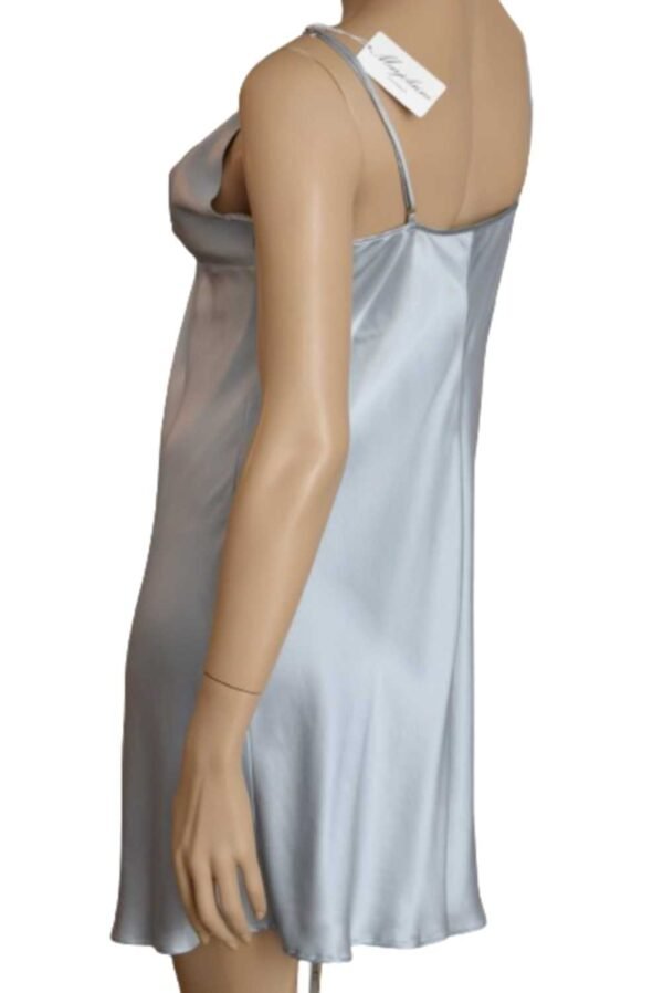 'Marjolaine' Combinette 100% soie, Bleu-gris, '202103' – Image 6