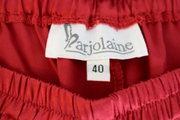 'Marjolaine' Culotte flottante 100% soie, rouge Cerise, '202101' - Image 6