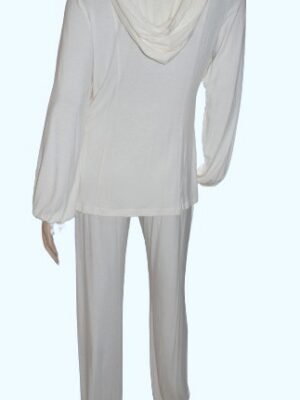'Marjolaine' Pyjama 2 pièces en Viscose, Naturel, 'Dorloter'
