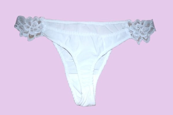 'Kalimo' Set Nuisette & String en polyester - Ecru, 'Rio' – Image 8